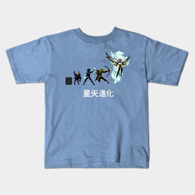 Seiya Evolution Kids T-Shirt by Samiel